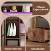 Letto a castello Flieks in metallo 90x200cm con armadio, Anteprima dell’immagine prodotto 8