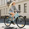 HILAND Vélo de ville 700C Hommes Femmes Étudiant Alliage Voir les images du produit 4