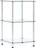 VidaXL 249504, Przezroczysty, 3 pół., Stal, 400 mm, 400 mm, Podgląd zdjęcia produktu 6