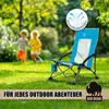 BigDean Strandstuhl klappbar leicht stabil mit Produktbild-Vorschau 6