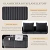 STILVORA Cord-Zweisitzer Sofa mit Rückenkissen, Loungesofa Produktbild-Vorschau 4