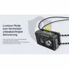 A Nitecore headlamp is shown with text explaining its lockout mode feature. Anteprima dell’immagine prodotto
