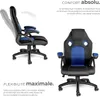 Chaise gamer MIKE - noir/bleu Voir les images du produit 3