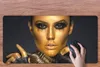 MuchoWow® Schreibtischunterlage Make-up - Tasche - Gold - Produktbild-Vorschau 3