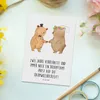 Mr. & Mrs. Panda Postkarte 2. Hochzeitstag Baumwollhochzeit Produktbild-Vorschau 2