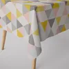 SCHÖNER LEBEN. Tischdecke Brio Dreiecke Sorbet rosa senf Produktbild-Vorschau 1