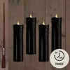 Anna's Collection schwebende LED Kerzen schwarz außen 4 Produktbild-Vorschau 5