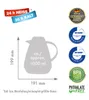 ROTPUNKT Thermokanne 650 1,0 ltr. I Glaseinsatz, BPA-Frei, Produktbild-Vorschau 4