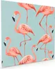 Küchenrückwand Spritzschutz Glas mit Motiv Flamingo Design Produktbild-Vorschau 1