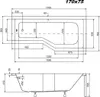 BADLAND Eckbadewanne Badewanne Integra RECHTS 170x75 mit Produktbild-Vorschau 6