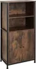 A tall, narrow cabinet with two shelves and two doors, set against a white background. Produktbild-Vorschau