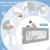 LZQ 180cm Skladacia ochrana postele Ochrana detskej Náhľad obrázku produktu 3
