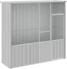vidaXL Woliera szara 215x78x200 cm Stal ocynkowana Podgląd zdjęcia produktu 9