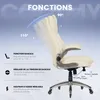 Chaise de bureau ergonomique, coussin d’assise épais de Voir les images du produit 5