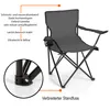 BigDean Campingtisch mit Stühlen dunkelgrau - Camping Tisch Produktbild-Vorschau 4