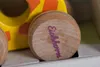 Eichhorn Schiebetier, Greiftier Giraffe Gelb Holzspielzeug Produktbild-Vorschau 2