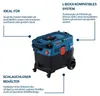Bosch GAS 400 A Professional, 1200 W, Cylinder próżniowy, Podgląd zdjęcia produktu 14