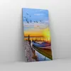 Bild auf Leinwand - Leinwandbild - See Boot Wasser - Produktbild-Vorschau 4