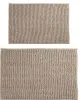 MSV Badteppich 2er Set Badvorleger Duschvorleger Chenille Produktbild-Vorschau 1