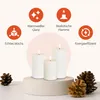 Meisterhome® Lot de 3 bougies LED sans flamme Ribble avec Voir les images du produit 2