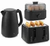 HOMCOM Wasserkocher Toaster Eierkocher Set 1,7L Produktbild-Vorschau 1