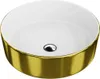 LAVITA Aufsatzwaschtisch Merida Gold/White | Produktbild-Vorschau 1