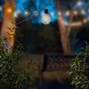 Solar Gartenleuchte LED Kugel Glühbirne 8x11cm Kunststoff Produktbild-Vorschau 4