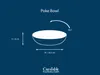 A diagram showing the dimensions and capacity of a poke bowl. Produktbild-Vorschau