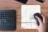 MuchoWow® Mauspad Mousepad Farbe - Kunst - Schwarz - Weiß Produktbild-Vorschau 4