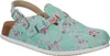 Birkenstock Kay SL Pantolette Flower Field Mint schmale Produktbild-Vorschau 17
