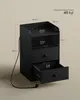 WOLTU Nachttisch Nachtschrank, Ladefunktion LED-Licht, 2 Produktbild-Vorschau 3