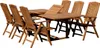 AS-S XXL Teak Set: Gartengarnitur Ausziehtisch 180-240cm + Produktbild-Vorschau 1