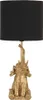 Clayre & Eef Tischlampe Elefant Ø 20x46 cm Goldfarbig Produktbild-Vorschau 2