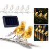 Solar LED Lichterkette mit Deko-Vögeln & Clips, Außen & Produktbild-Vorschau 1