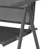 Garten Klappstuhl Aluminium - Textilen Anthrazit / Anthrazit Produktbild-Vorschau