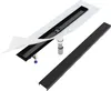 Aquabad SDS Schwarzmatte Duschrinne 90cm mit Blende: Bord, Produktbild-Vorschau 1