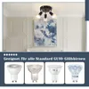 ZMH Deckenstrahler LED GU10 Rund 3 Flammig schwarz 350° Produktbild-Vorschau 2