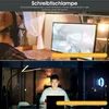 LED Schreibtischlampe,80cm Doppelkopf klemmbar Dimmbar für Produktbild-Vorschau 4