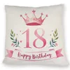 Happy Birthday 18 Krone Kissen Produktbild-Vorschau 1