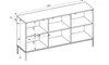 Selsey Linearis - Sideboard mit 3 Türen und LED, Produktbild-Vorschau 8