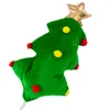 A plush Christmas tree decoration with a star on top, on a white background. Podgląd zdjęcia produktu