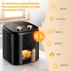 Heißluftfritteuse 5L für 2–3 Personen, Kompakter Airfryer Produktbild-Vorschau 3