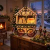 abc HOME | Spieluhr Weihnachtswagen mit LED-Beleuchtung | 8 Produktbild-Vorschau 1