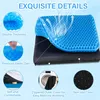 Cojín de gel para asiento - Cojín de gel que alivia la Vista previa de la imagen del producto 2