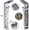 LED Duschpaneel aus rostfreiem Edelstahl mit Produktbild-Vorschau 7
