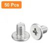 M3-0.5 x 4mm Phillips Flachkopfschrauben 50 Stš¹ck Flache Produktbild-Vorschau 2