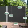 Tenda da sole per patio, tenda a rullo angolare, doppia Anteprima dell’immagine prodotto 13