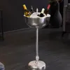 riess-ambiente Dekorativer Weinkühler VINO 80cm silber Produktbild-Vorschau 1