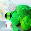 Leuchtendes Handstrickgarn, Häkelgarn, Babygarn, 4 Pcs DIY Produktbild-Vorschau 3