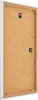 The back of a white picture frame is shown. Produktbild-Vorschau